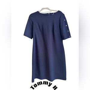 Tommy hilfiger Elegant black  Blue Dress new